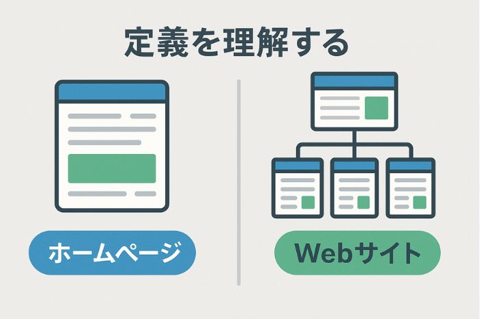 ホームページとWebサイトの基本的な定義