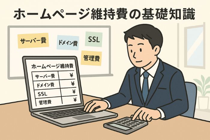 ホームページ維持費の基礎知識