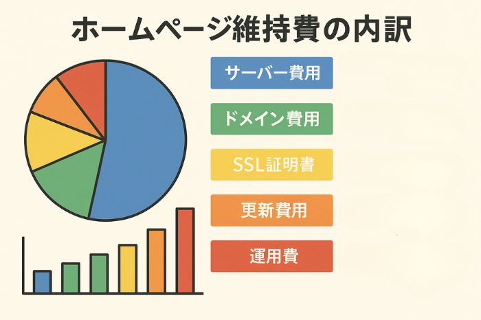 ホームページ維持費の内訳