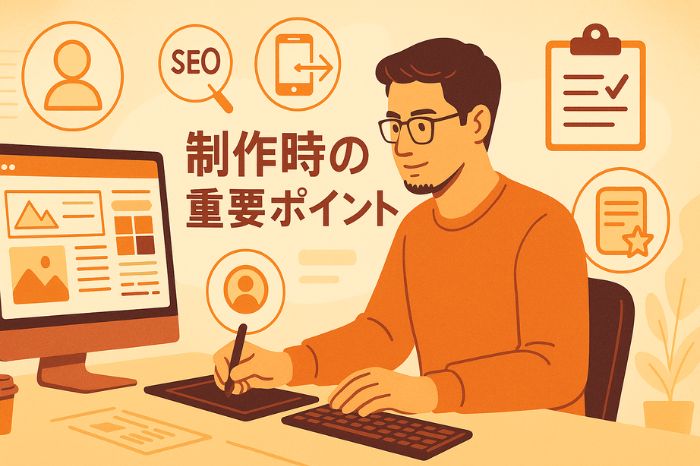 ホームページ制作における注意点