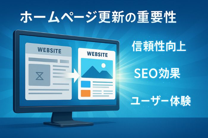 ホームページ更新の重要性とは