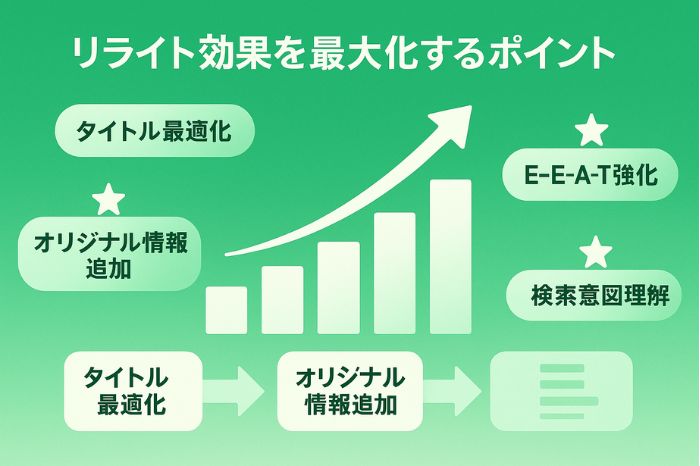 リライトを最大化させるためのポイント