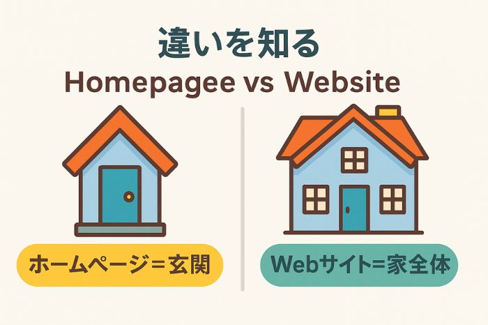 ホームページとWebサイトの違いを理解する