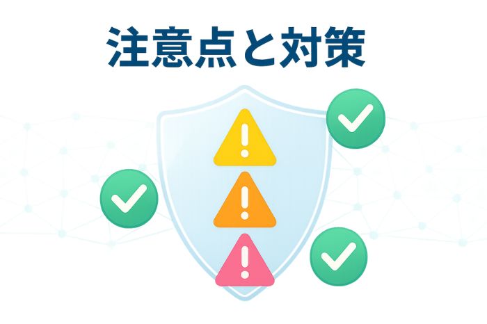 注意点と対策