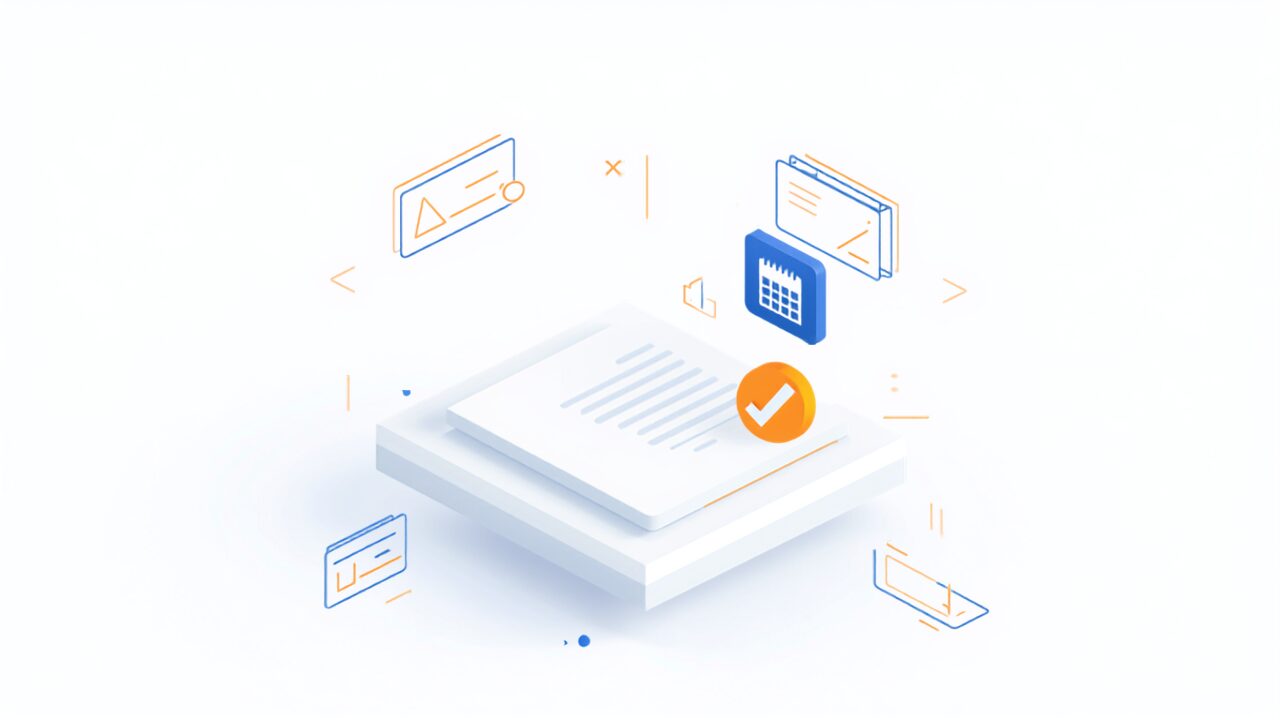 Google公式の生成AI検索 最適化ガイド公開を表すアイソメトリックイラスト