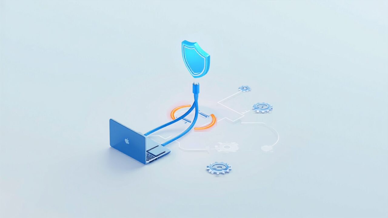 GeminiとGBPを安全に接続する設定のイメージイラスト