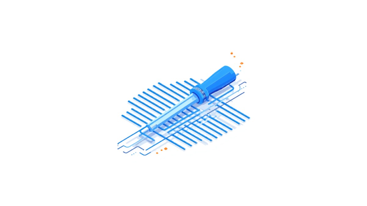 構造化データの書き方を修正する作業を表すイラスト