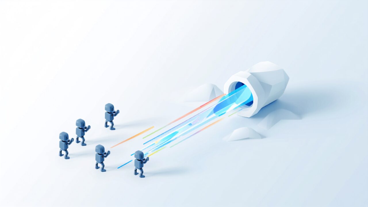 WAFやセキュリティ設定でHTTPメソッドが制限される様子のイラスト