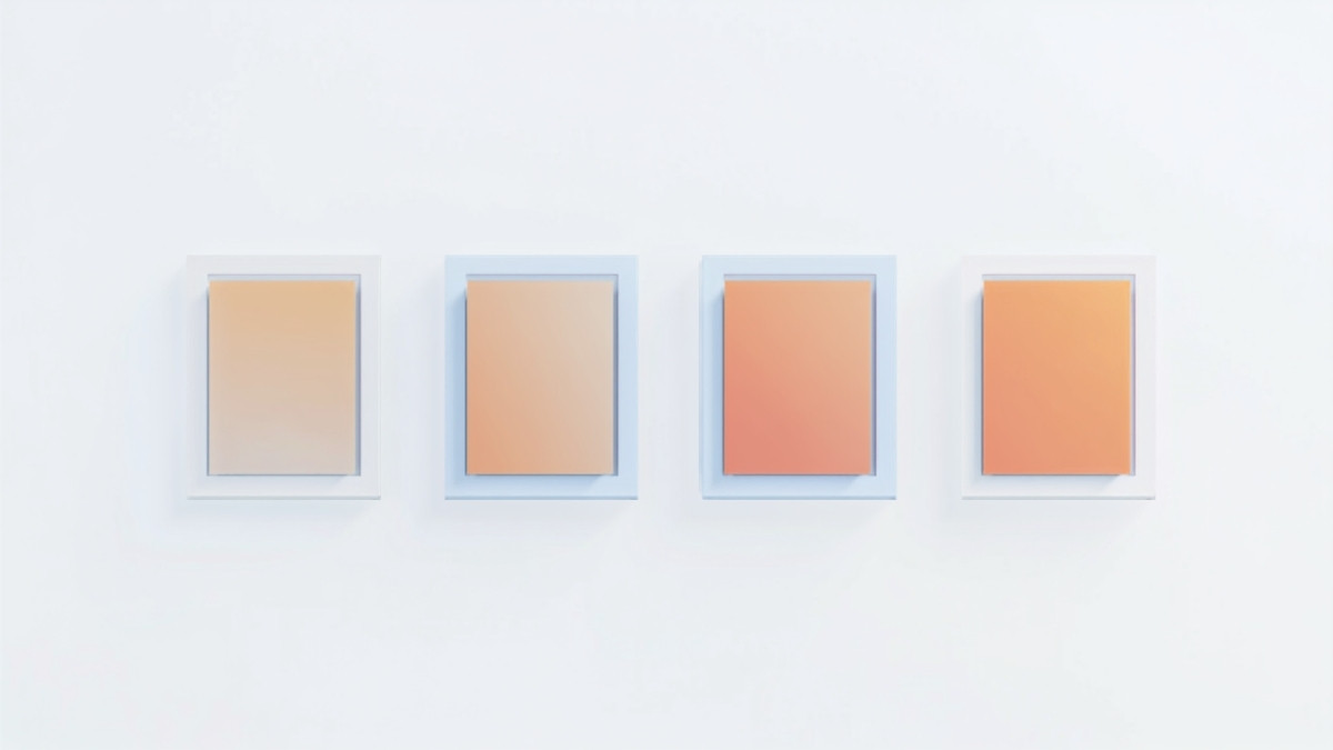 画像が更新されない4つのパターンを表す4枚の写真フレーム