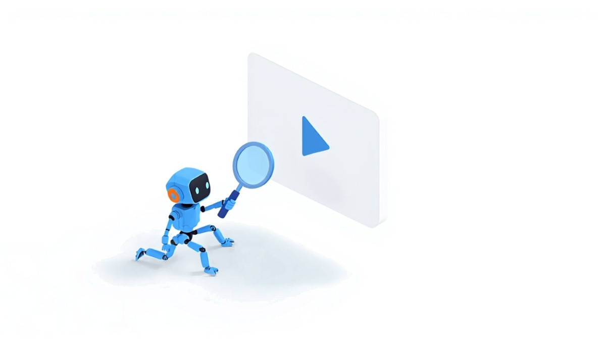 Googleのクローラーが動画を認識できるかを確認するイラスト