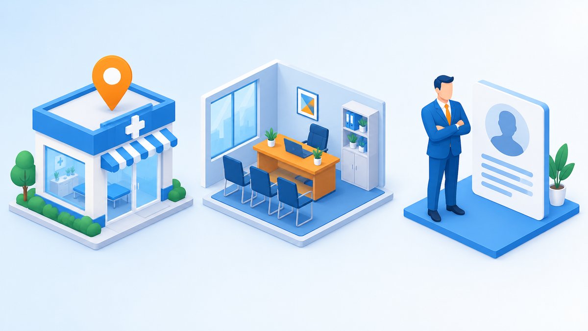 店舗と会社と代表者の立場ごとに対策を考えるイラスト
