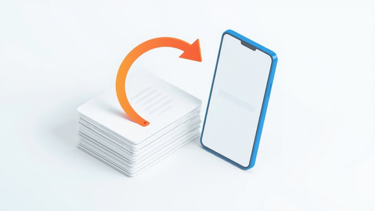法律の書類とスマートフォンの検索画面が並び、この1年の変化を表したイラスト